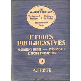 A. Ferte - Les Maîtres Du Piano N° 3 - Etudes Progressives