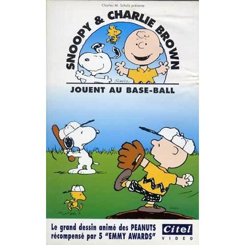 Snoopy Et Charlie Brown Jouent Au Base-Ball