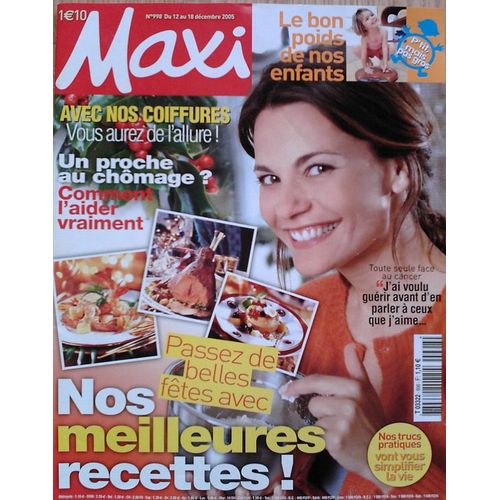 Maxi  N° 998 : Nos Meilleures Recettes