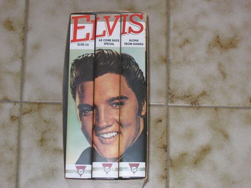 Coffret 3 Vhs Elvis Presley Trilogie