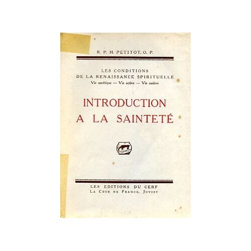 Introduction À La Sainteté