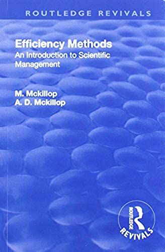 Revival: Efficiency Methods (1917)