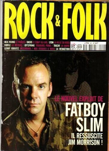 Rock And Folk N° 400 : Fatboy Slim Ressucite Jim Morrison !