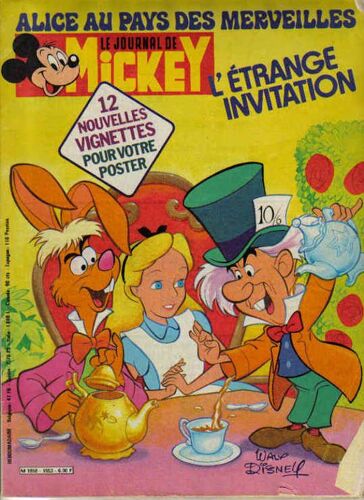 Journal De Mickey  N° 1553 : Alice Au Pays Des Merveilles