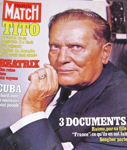 Paris Match N° 1616 : Tito Le Secret De Sa Longévité  Raimu Par Sa Fille