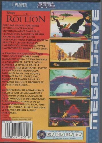 Le Roi Lion Megadrive