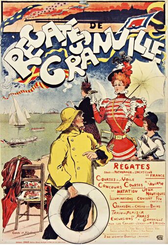 Affiche Régate De Granville