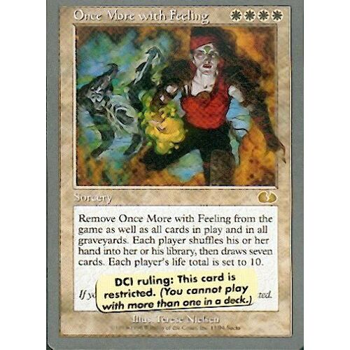Once More With Feeling - Rare - Unglued