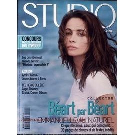 Studio Magazine N°158 : Emmanuelle Béart