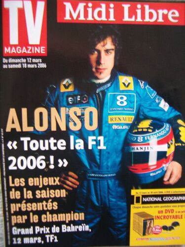 Tv Magazine  N° 22049 : Alonso Toute La F1 2006