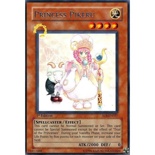 Princesse Pikeru En Fr 1ere Ed Soi-Fr027 Carte En Rare