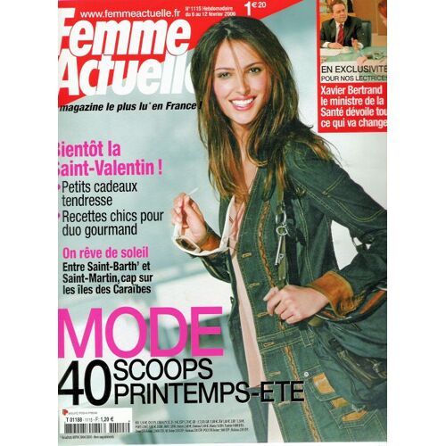 Femme Actuelle N° 1115 Du 06/02/2006