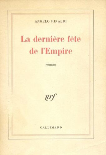 La Dernière Fête De L'empire