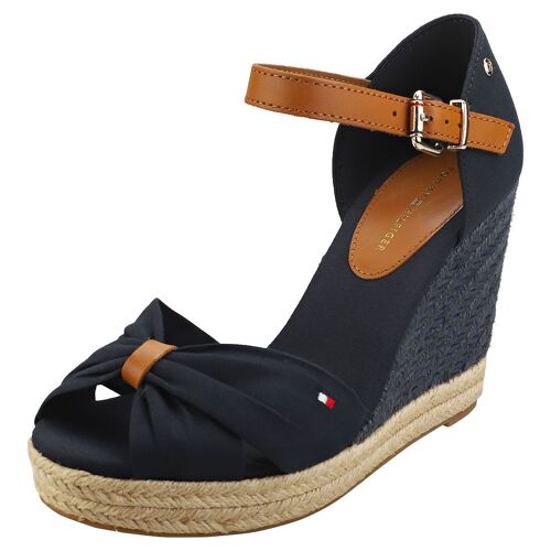 Tommy Hilfiger Basic Opened Toe High Femme Sandales Coin Bleu - 39