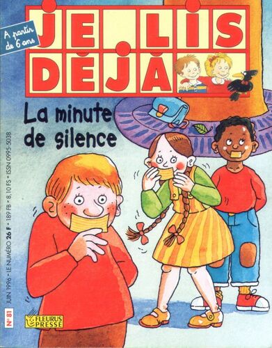 Je Lis Deja N° 81 : La Minute De Silence