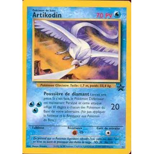 Carte Pokemon Artikodin Promo N°22