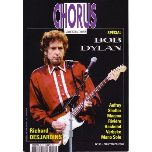 Chorus - Les Cahiers De La Chanson  N° 51 : Spécial Bob Dylan