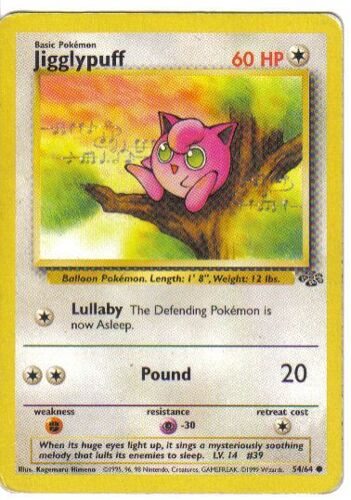 Jigglypuff (Carte En Anglais)