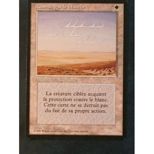 Rune De Garde Blanche - 3ème Édition Bords Noirs - Vf