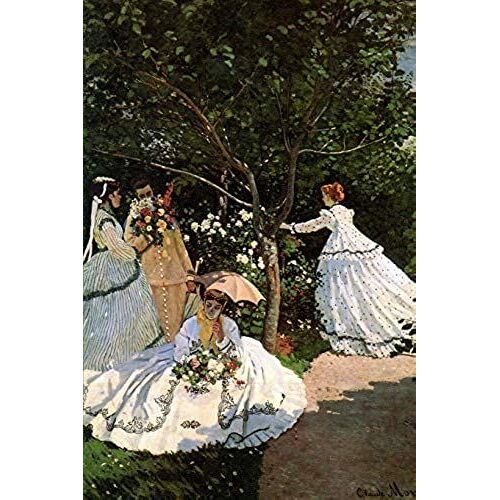 Women In The Garden By Claude Monet Journal