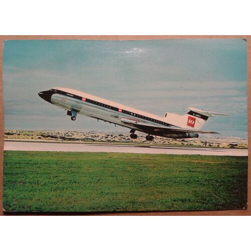 Carte Postale France Seine Orly Moyen Courrier Bea Trident 10,5/15 Cm Oblitération "Carrefour Du Monde Aéroport De Paris Orly" 1967