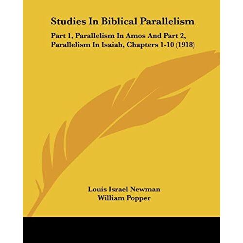 Studies In Biblical Parallelism