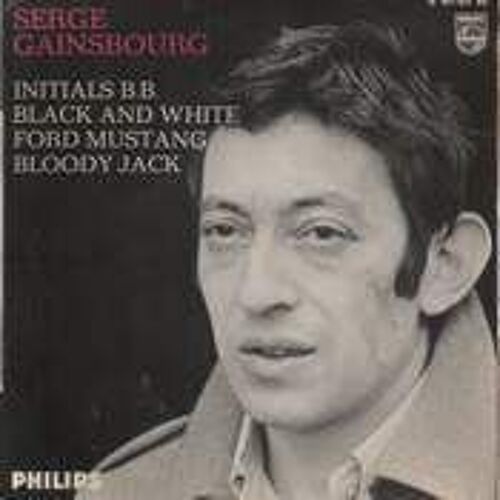 Initial Bb - Black And White - Ford Mustang - Bloody Jack