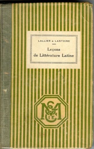 Leçons De Littérature Latine
