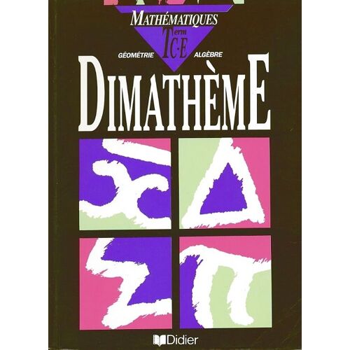 Mathématiques, Géométrie, Algèbre, Term C-E