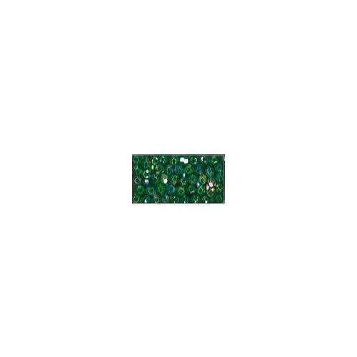Lot De 20 Facettes Plastiques Brillantes Vert Diamètre 6