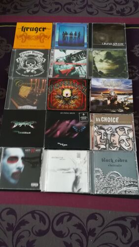 Lot De 15 Cd De Metal/Hard Rock
