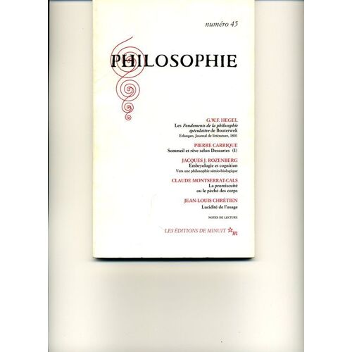 Philosophie N° 45