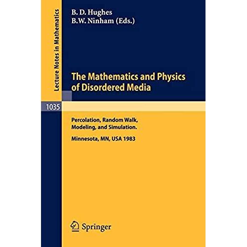 The Mathematics And Physics Of Disordered Media