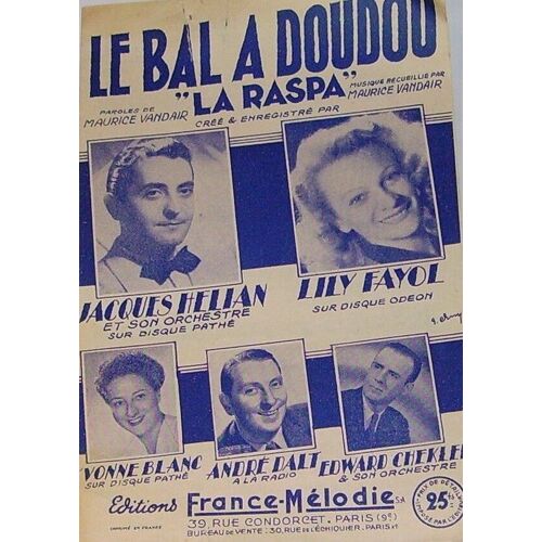 Le Bal A Doudou - La Raspa - Partition