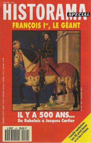 Historama Special Hors-Série N° 40 : François 1er, Le Géant