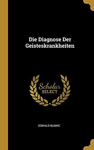 Die Diagnose Der Geisteskrankheiten
