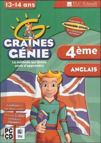 Graine De Genie Angl 4e 01/02 Pc
