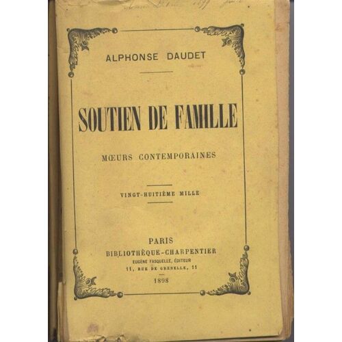 Soutien De Famille Moeurs Contemporaines.