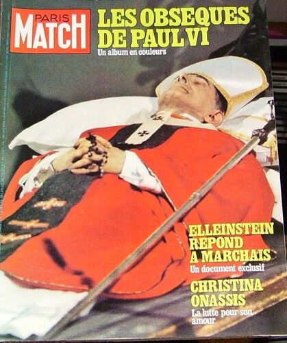 Paris Match  N° 1526 : Les Obseques De Paul V I