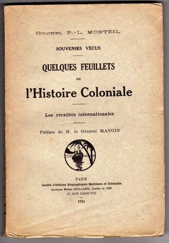 Quelques Feuillets De L'histoire Coloniale