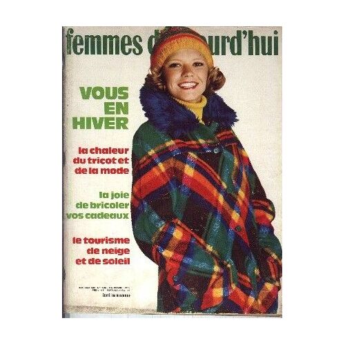Femmes D'aujourd'ui 1436/1972  N° 1436 : Vous En Hiver Célébité Éric Charden Et Stone