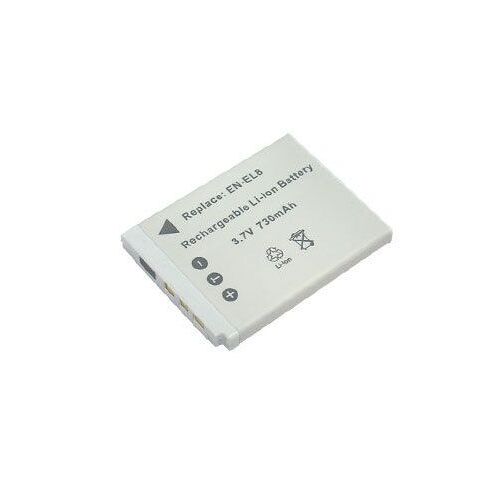 Produit compatible pour NIKON CoolPix P1, P2, S1, S2, S3 Appareil Photo Numerique Batterie Réf.: [ EN-EL8 ]