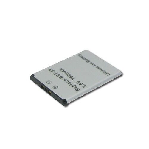 Batterie Compatible Pour Sony Ericsson V800, V802se, Z800, Z800i, Référence Équivalente: Bst-33  Li-Ion, 3,60v, 700mah