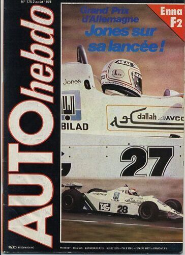 Auto-Hebdo N° 175 : Jones Sur Sa Lancée