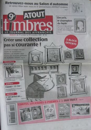 Atout Timbres - Le Journal Des Affranchis N° 55 : Créer Une Collection Pas Si Courante