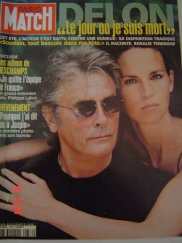Paris Match N° 2676 : Delon...Le Jour Ou Je Suis Mort