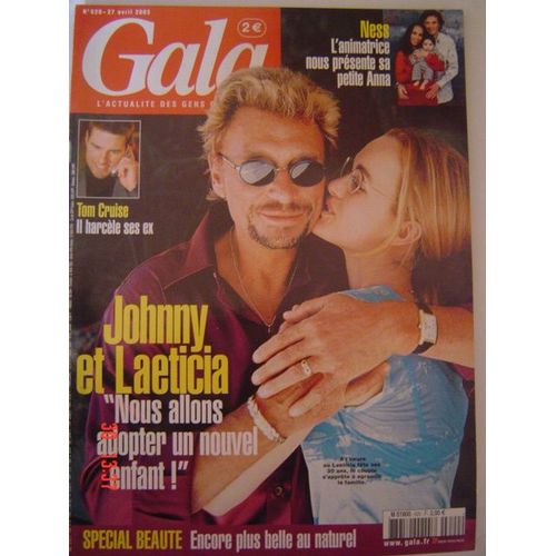 Gala N° 620 : Johnny & Laeticia...Nous Allons Adopter Un Nouvel Enfant