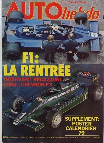 Auto-Hebdo N° 145 : F1 La Rentrée