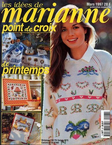 Les Idées De Marianne N° 27 : Point De Croix Du Printemps