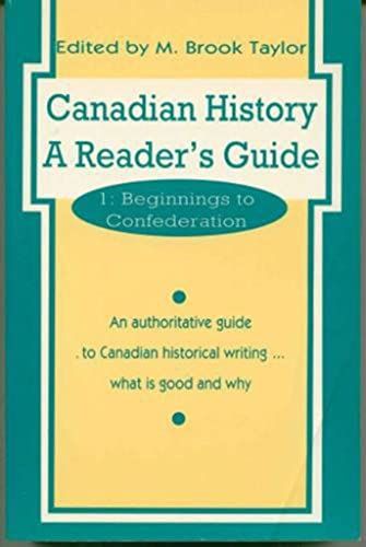 Canadian History: A Reader's Guide